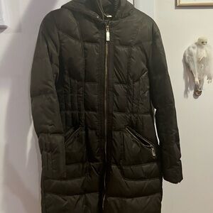 Vince Camuto Women's Quilted Puffer Coat - green